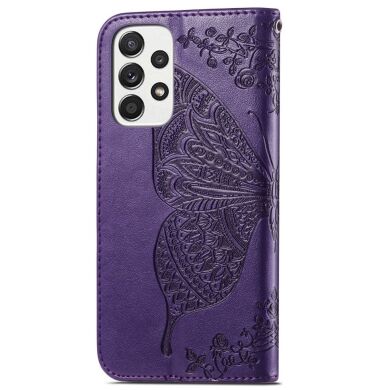 Чехол UniCase Butterfly Pattern для Samsung Galaxy A53 (A536) - Purple