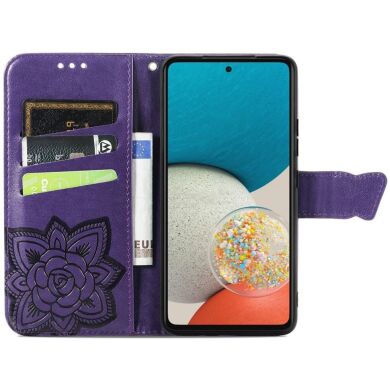 Чехол UniCase Butterfly Pattern для Samsung Galaxy A53 (A536) - Purple