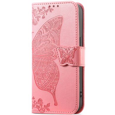 Чохол UniCase Butterfly Pattern для Samsung Galaxy A57 (A576) - Pink
