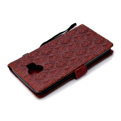 Чехол UniCase Leaf Wallet для Samsung Galaxy J4 2018 (J400) - Brown
