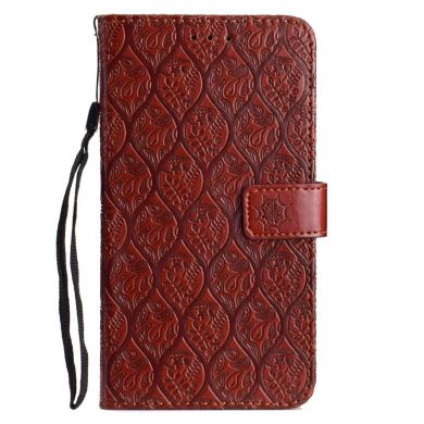 Чехол UniCase Leaf Wallet для Samsung Galaxy J4 2018 (J400) - Brown