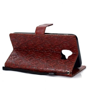 Чехол UniCase Leaf Wallet для Samsung Galaxy J4 2018 (J400) - Brown