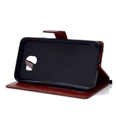 Чехол UniCase Leaf Wallet для Samsung Galaxy J4 2018 (J400) - Brown