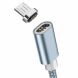 Дата-кабель Hoco U40A Magnetic MicroUSB (1m) - Grey. Фото 2 из 11