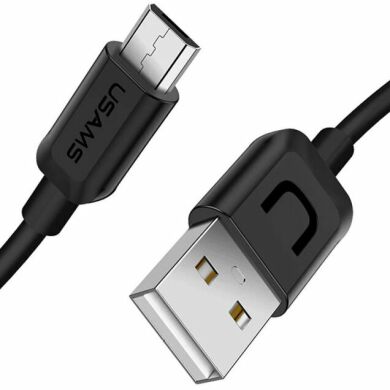 Дата-кабель Usams US-SJ098 U-Turn Series USB to MicroUSB (1m) - Black