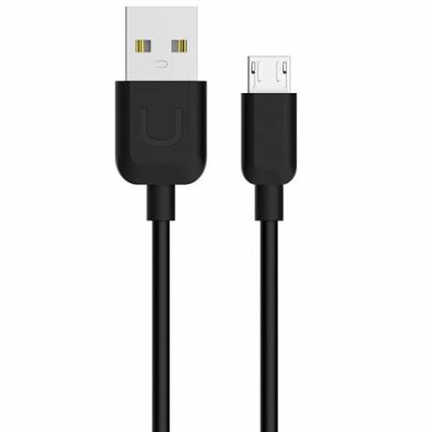 Дата-кабель Usams US-SJ098 U-Turn Series USB to MicroUSB (1m) - Black