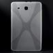 Силиконовая накладка Deexe X-Shaped для Samsung Galaxy Tab E 9.6 (T560/561) - Transparent. Фото 2 из 6