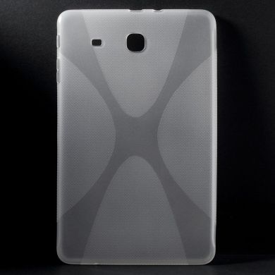 Силиконовая накладка Deexe X-Shaped для Samsung Galaxy Tab E 9.6 (T560/561) - Transparent