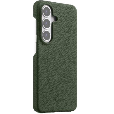 Шкіряний чохол MELKCO Leather Case для Samsung Galaxy S26 Plus (S947) - Dark Green