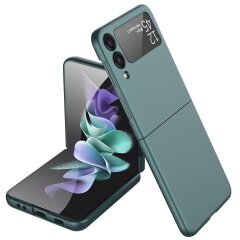 Пластиковий чохол Deexe Hard Shell (FF) для Samsung Galaxy Flip 3 - Green
