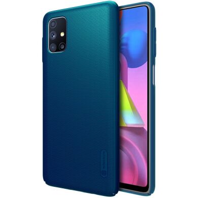 Пластиковый чехол NILLKIN Frosted Shield для Samsung Galaxy M51 (M515) - Blue