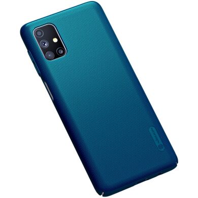 Пластиковый чехол NILLKIN Frosted Shield для Samsung Galaxy M51 (M515) - Blue