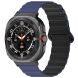 Ремешок Deexe Magnetic Band для Samsung Galaxy Watch Ultra (47mm) - Dark Blue / Black. Фото 2 из 7