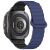 Ремінець Deexe Magnetic Band для Samsung Galaxy Watch Ultra (47mm) - Dark Blue / Black