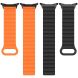 Ремешок Deexe Magnetic Strap для Samsung Galaxy Watch Ultra (47mm) - Black / Orange. Фото 5 из 7