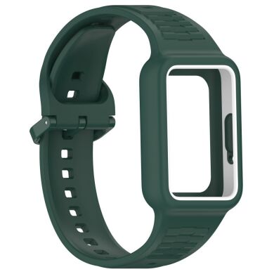 Ремешок Deexe Prime Strap для Samsung Galaxy Fit 3 - Midnight Green