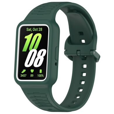 Ремешок Deexe Prime Strap для Samsung Galaxy Fit 3 - Midnight Green