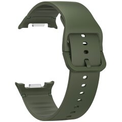 Ремешок Deexe Soft Silicone для Samsung Galaxy Watch 8 (40/44mm) / 8 Classic - Army Green
