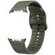 Ремешок Deexe Soft Silicone для Samsung Galaxy Watch 8 (40/44mm) / 8 Classic - Army Green. Фото 3 из 6