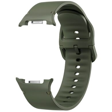 Ремешок Deexe Soft Silicone для Samsung Galaxy Watch 8 (40/44mm) / 8 Classic - Army Green