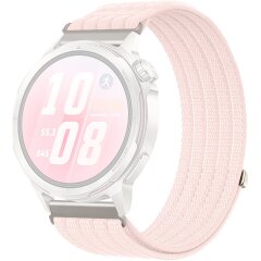 Ремінець Deexe Soft Weave для для годинників з шириною кріплення 20мм - Pink
