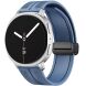 Ремешок KALEBOL Magnetic Nylon Band для Samsung Galaxy Watch 8 (40/44mm) / 8 Classic - Baby Blue. Фото 2 из 6
