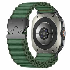 Ремінець Reframe Ripple Pattern для Samsung Galaxy Watch Ultra (47mm) / Ultra (2025) - Green / Black