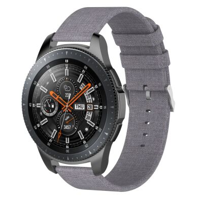 Ремінець UniCase Cloth Texture для Samsung Galaxy Watch 46mm / Watch 3 45mm / Gear S3 - Grey