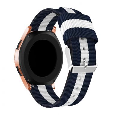 Ремінець UniCase Nylon для Samsung Galaxy Watch 42mm - Blue / White