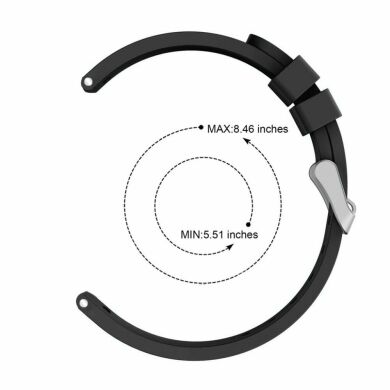 Ремінець UniCase Original Style для Samsung Watch Active / Active 2 40mm / Active 2 44mm - Black