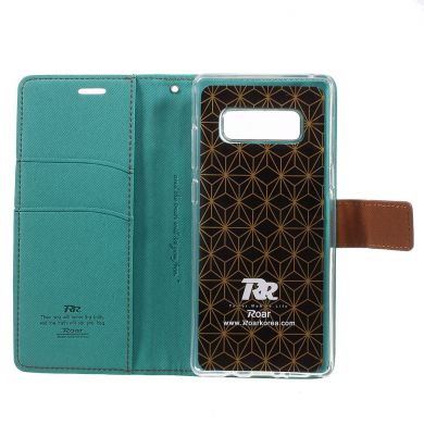 Чехол-книжка ROAR KOREA Cloth Texture для Samsung Galaxy Note 8 (N950) - Green