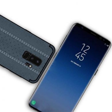 Захисний чохол NXE Leather Cover для Samsung Galaxy S9 Plus (G965) - Dark Blue