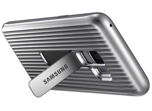 Чехол Protective Standing Cover для Samsung Galaxy S9 (G960) EF-RG960CSEGRU - Silver