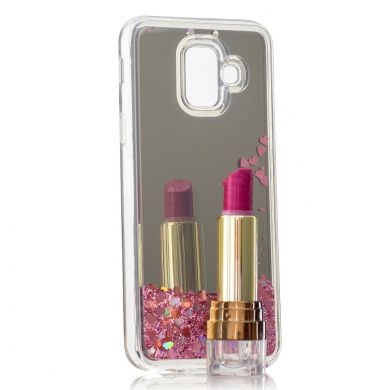 Силіконова (TPU) накладка Deexe Fashion Glitter для Samsung Galaxy J6 2018 (J600) - Pink