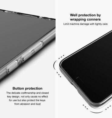 Силиконовый чехол IMAK UX-5 Series для Samsung Galaxy S24 Ultra (S928) - Transparent
