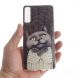 Силиконовый (TPU) чехол Deexe Life Style для Samsung Galaxy A7 2018 (A750) - Grey Cat. Фото 6 из 8