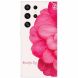 Силиконовый (TPU) чехол Deexe Life Style для Samsung Galaxy S24 Ultra (S928) - Pink Flower. Фото 1 из 3