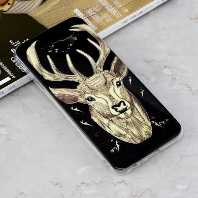 Силіконовий (TPU) чохол Deexe LumiCase для Samsung Galaxy J4+ (J415) - Elk Luminous TPU