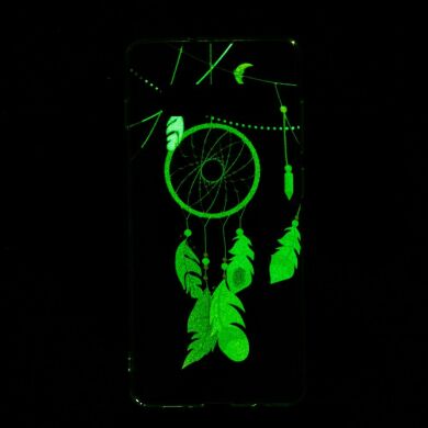 Силиконовый (TPU) чехол Deexe LumiCase для Samsung Galaxy S10 Plus (G975) - Feather Dream Catcher