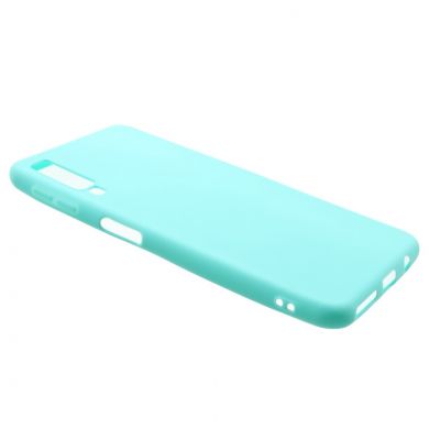 Силиконовый (TPU) чехол Deexe Matte Case для Samsung Galaxy A7 2018 (A750) - Baby Blue