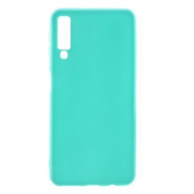 Силиконовый (TPU) чехол Deexe Matte Case для Samsung Galaxy A7 2018 (A750) - Baby Blue