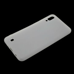 Силіконовий (TPU) чохол Deexe Matte Case для Samsung Galaxy M10 (M105) - White