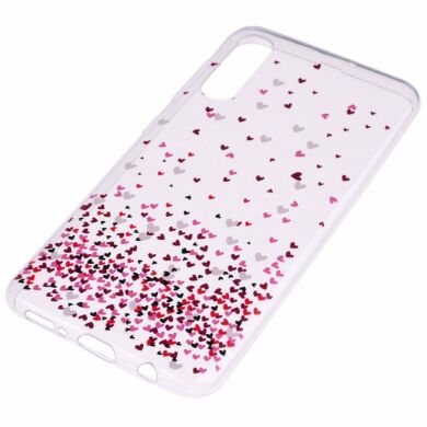 Силіконовий (TPU) чохол Deexe Pretty Glossy для Samsung Galaxy A50 (A505) / A30s (A307) / A50s (A507) - Pretty Hearts
