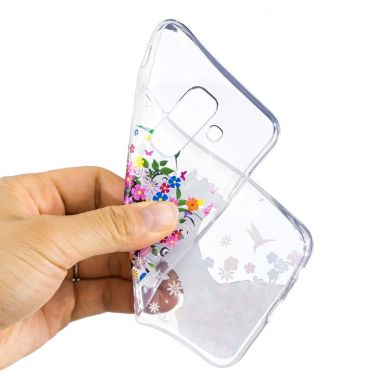 Силиконовый (TPU) чехол Deexe Pretty Glossy для Samsung Galaxy A6+ 2018 (A605) - Flowered Girl