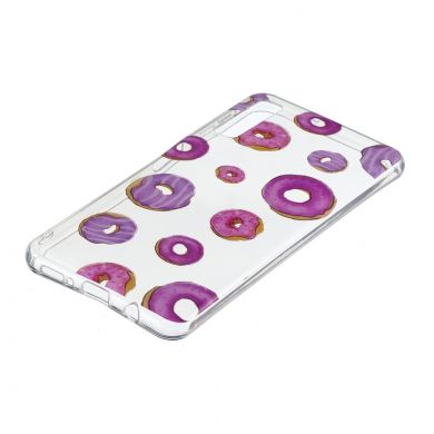 Силиконовый (TPU) чехол Deexe Pretty Glossy для Samsung Galaxy A7 2018 (A750) - Doughnut
