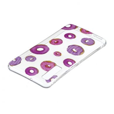 Силиконовый (TPU) чехол Deexe Pretty Glossy для Samsung Galaxy A7 2018 (A750) - Doughnut