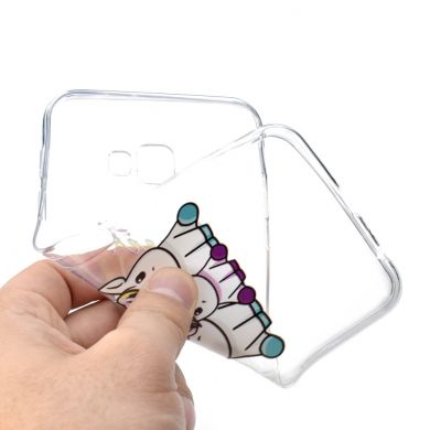 Силіконовий (TPU) чохол Deexe Pretty Glossy для Samsung Galaxy J4+ (J415) - Sweet Unicorns