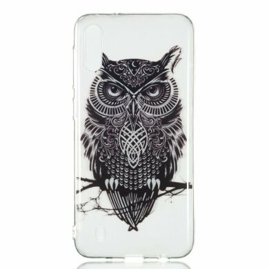 Силіконовий (TPU) чохол Deexe Pretty Glossy для Samsung Galaxy M10 (M105) - Black Owl