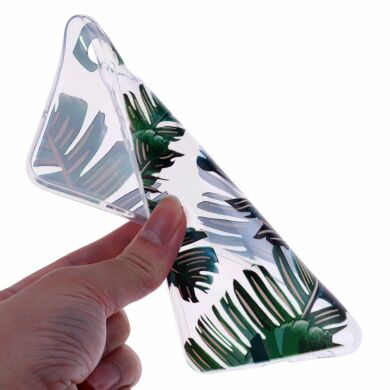 Силіконовий (TPU) чохол Deexe Pretty Glossy для Samsung Galaxy M20 (M205), Leaves
