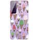 Силиконовый (TPU) чехол Deexe Pretty Glossy для Samsung Galaxy S21 FE (G990) - Ice Creams. Фото 1 из 4